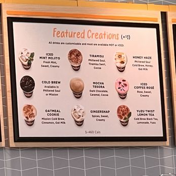 Philz Coffee - Featured Creations as of July 2026 - Coffee & Tea Near Me - Elk Grove, California Philz Coffee - Featured Creations as of July 2026 - Coffee & Tea Near Me - Elk Grove, California