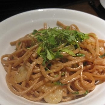 AnQi Bistro - Garlic Rock Shrimp noodles - Asian Fusion Near Me - Costa Mesa, California