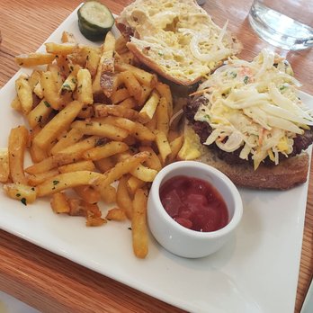 Perch + Plow - Fried chicken sandwich with house fries + truffle oil - New American Near Me - Santa Rosa, California Perch + Plow - Fried chicken sandwich with house fries + truffle oil - New American Near Me - Santa Rosa, California