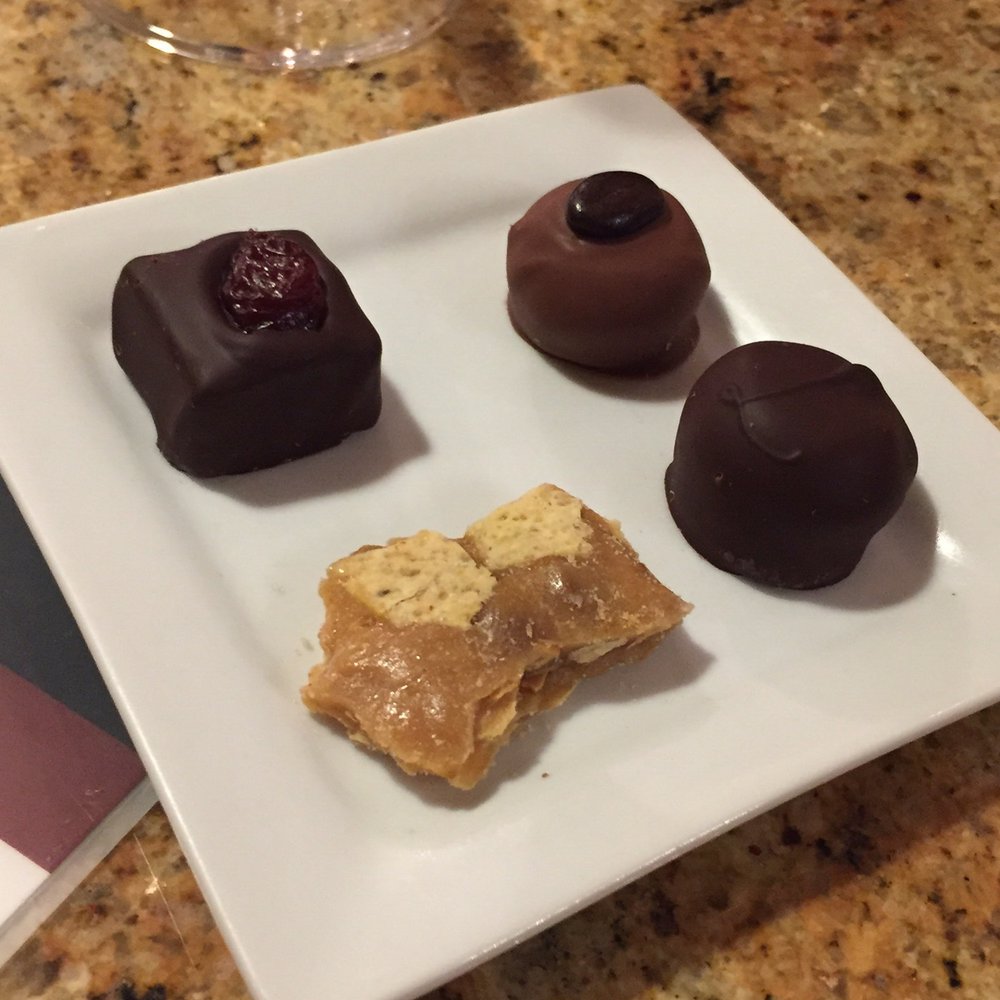 Trinitas Cellars - Chocolate pairing $30 - Wine Tasting Room Near Me - Napa, California Trinitas Cellars - Chocolate pairing $30 - Wine Tasting Room Near Me - Napa, California