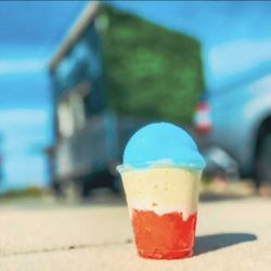 Sunnyside Italian Ice & Frozen Custard - Red, white, and blue Gelati!