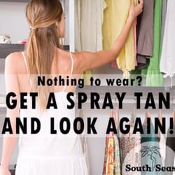 #southseas - airbrush tanning is for everyone! Perfect outfit option every time :)