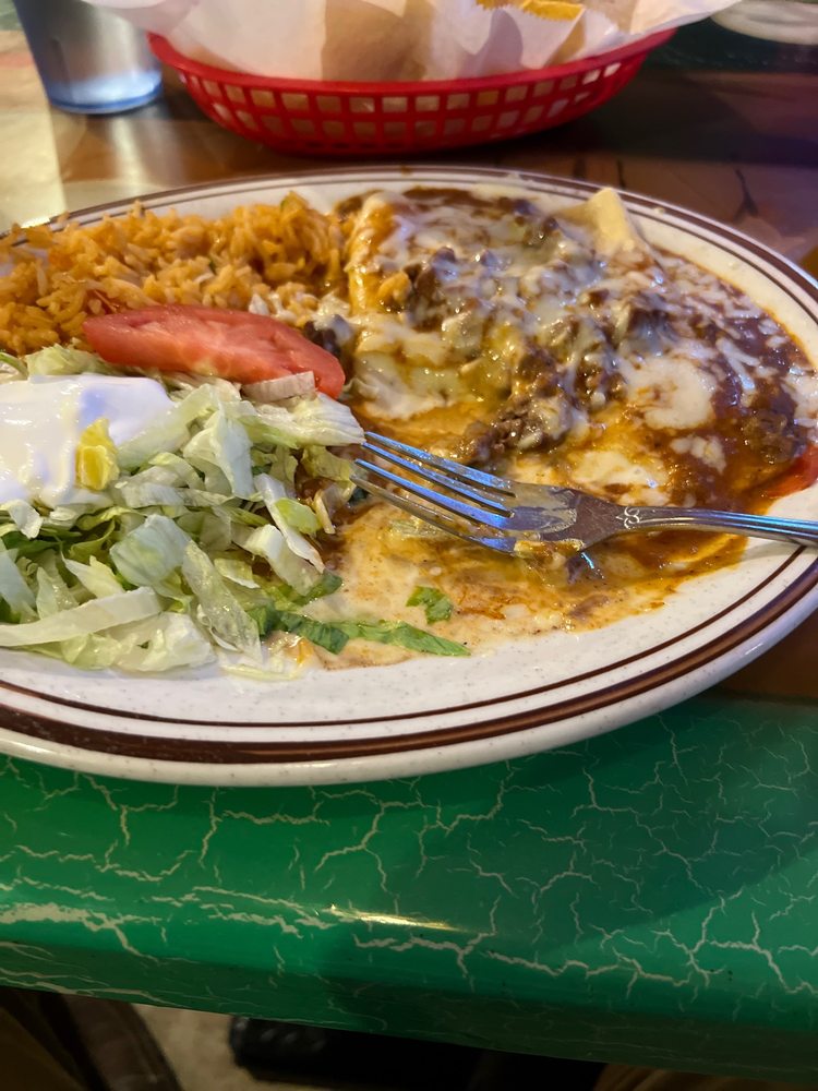 Food from El Mazatlan Authentic Mexican Restaurant