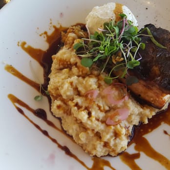 Skates On The Bay - Pork and grits. - Seafood Near Me - Berkeley, California