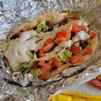The Halal Guys - Gyro with white sauce - Halal Near Me - Oakland, California The Halal Guys - Gyro with white sauce - Halal Near Me - Oakland, California