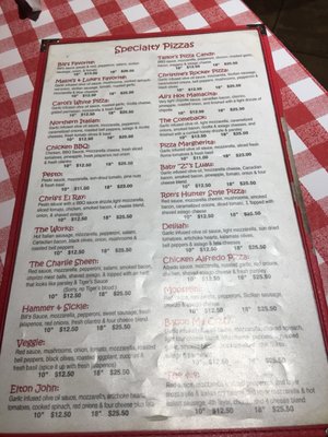 Menu photo 5 Bill's Pizza Palm Desert, CA Menu photo 5 Bill's Pizza Palm Desert, CA