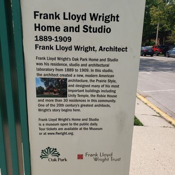 Frank Lloyd Wright Home and Studio - Museums Near Me - Oak Park, Illinois