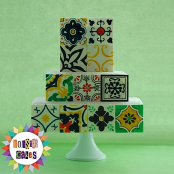 Monster Cakes - SPANISH TILES CAKE - Bakeries Near Me