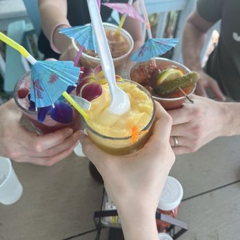 The Mermaid Cafe at Riverview - Our adorable drinks :) - Breakfast & Brunch Near Me - New Smyrna Beach, Florida