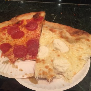 Joe's Pizza - Pepperoni and white slices, which I couldn't keep myself from devouring before taking a photo. - Pizza Near Me - Brooklyn, New York Joe's Pizza - Pepperoni and white slices, which I couldn't keep myself from devouring before taking a photo. - Pizza Near Me - Brooklyn, New York
