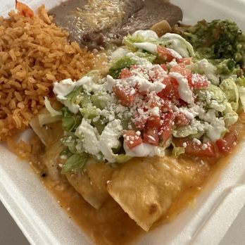 Taqueria La Rienda - Enchiladas (veggie)... so delicious! - Mexican Near Me - Seattle, Washington Taqueria La Rienda - Enchiladas (veggie)... so delicious! - Mexican Near Me - Seattle, Washington