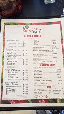 Menu photo 5 Ramona's Cafe Lordsburg, NM Menu photo 5 Ramona's Cafe Lordsburg, NM