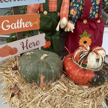 Greenbrier Farms - The pumpkin on the left is from the farm. The other was Home Depot. - Nurseries & Gardening Near Me - Chesapeake, Virginia