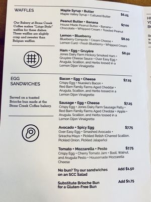 Menu photo 2 Stone Creek Coffee Milwaukee, WI