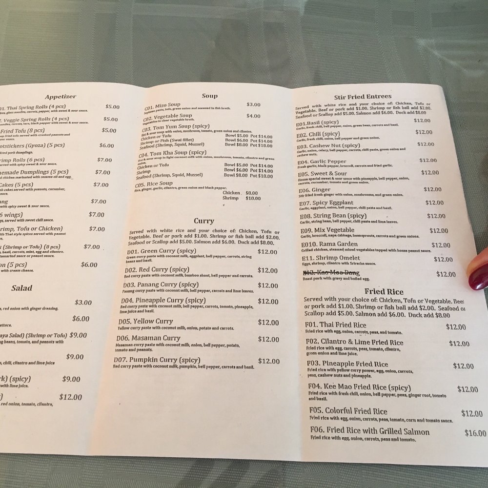 Chontong Thai - chontong Thai Menu (front page) - Thai Near Me - Delmar, New York