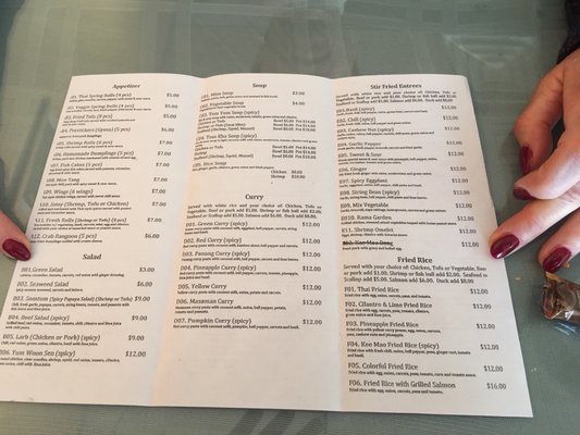 Menu photo 1 Chontong Thai Delmar, NY