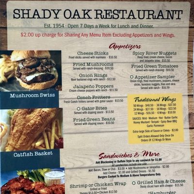 Menu photo 3 Shady Oak Restaurant DeLand, FL Menu photo 3 Shady Oak Restaurant DeLand, FL