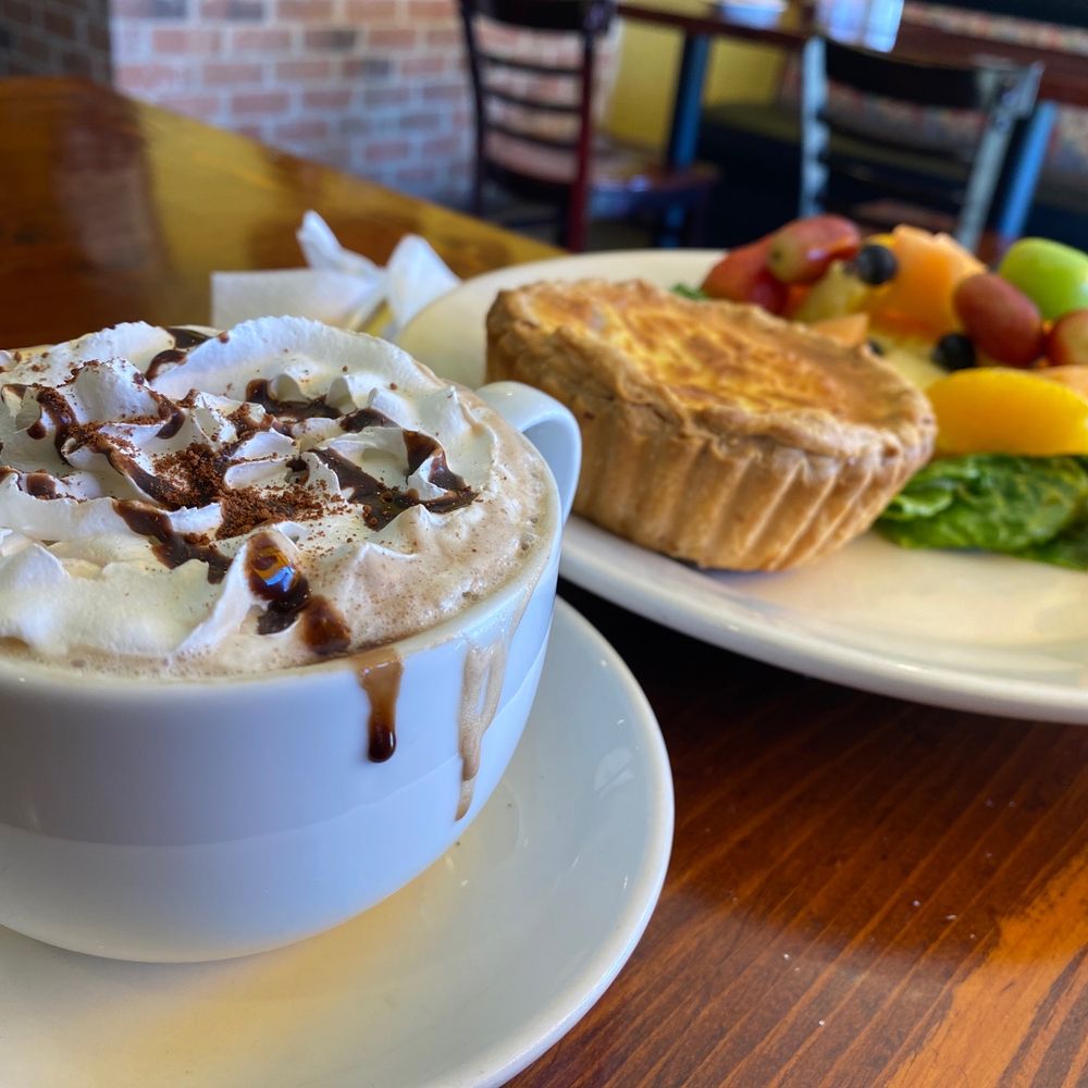 La Spiga Bakery - Mocha and ham and cheese quiche with fruit! - Bakeries Near Me - Addison, Texas La Spiga Bakery - Mocha and ham and cheese quiche with fruit! - Bakeries Near Me - Addison, Texas