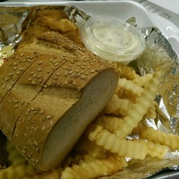 The Friday fish fry, moist big chunks of fish. The Friday fish fry, moist big chunks of fish.