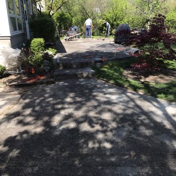 Paver Care - Old concrete patio - Masonry/Concrete Near Me - La Grange, Illinois