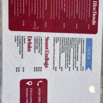Bun & Bombay - Menu - Indian Near Me - Decatur, Georgia Bun & Bombay - Menu - Indian Near Me - Decatur, Georgia