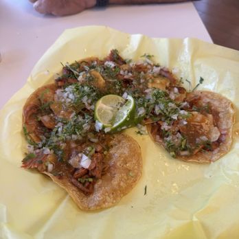 El Pastor Es Mi Señor - Al pastor tacos (plate comes with 5 tacos for $11) - Tacos Near Me - San Antonio, Texas El Pastor Es Mi Señor - Al pastor tacos (plate comes with 5 tacos for $11) - Tacos Near Me - San Antonio, Texas