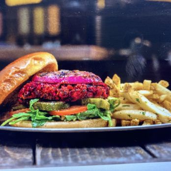 Eureka! - Veggie Beet Burger - Bars Near Me - Cerritos, California Eureka! - Veggie Beet Burger - Bars Near Me - Cerritos, California