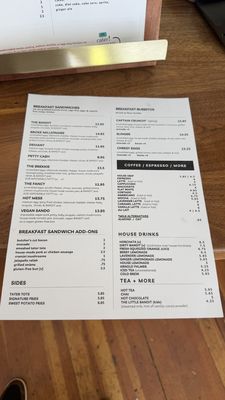 Menu photo 1 Bandit San Francisco, CA Menu photo 1 Bandit San Francisco, CA