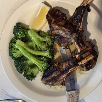 The Black Olive - Lamb Lollipops-perfectly cooked. Delicious Greek seasoning - Seafood Near Me - Baltimore, Maryland