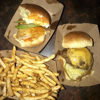 Green Dot Stables - Buffalo chicken, cheeseburger, cajun fries (all amazing!!') - Bars Near Me - Detroit, Michigan Green Dot Stables - Buffalo chicken, cheeseburger, cajun fries (all amazing!!') - Bars Near Me - Detroit, Michigan
