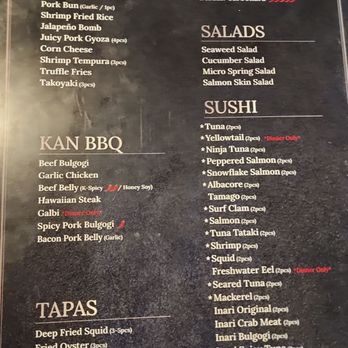 Kan Sushi - Sushi Bars Near Me - Honolulu, Hawaii