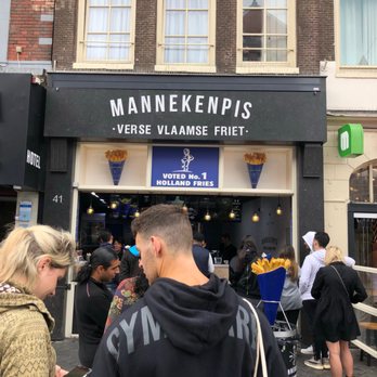 Manneken Pis - The view from the street - Friterie Near Me - Amsterdam, New Hampshire