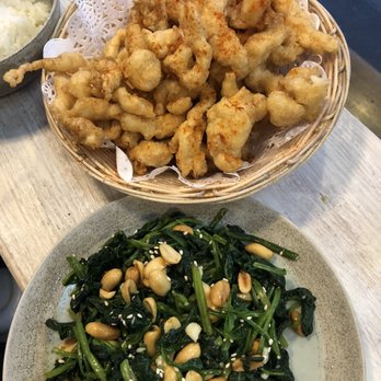 Little Duck - Vinegar spinach and cumin chicken - Chinese Near Me - Seattle, Washington Little Duck - Vinegar spinach and cumin chicken - Chinese Near Me - Seattle, Washington