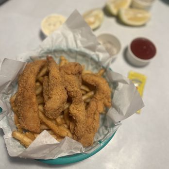 The Boiling Crab - Fried Catfish Basket with Lemon Pepper Fries - Seafood Near Me - San Marcos, California The Boiling Crab - Fried Catfish Basket with Lemon Pepper Fries - Seafood Near Me - San Marcos, California