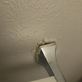 6Eleven Lamar Apartments - Broken bathroom towel rack - Apartments Near Me - Arlington, Texas