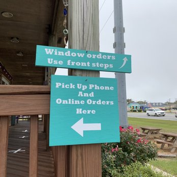 The Spot - a sign pointing to a window orders, use front steps, pick up phone, and online orders here - Juice Bars & Smoothies Near Me - Nags Head, North Carolina The Spot - a sign pointing to a window orders, use front steps, pick up phone, and online orders here - Juice Bars & Smoothies Near Me - Nags Head, North Carolina