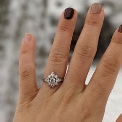 Pageo Fine Jewelers - My hope was "floral, dainty and natural". I am totally in love