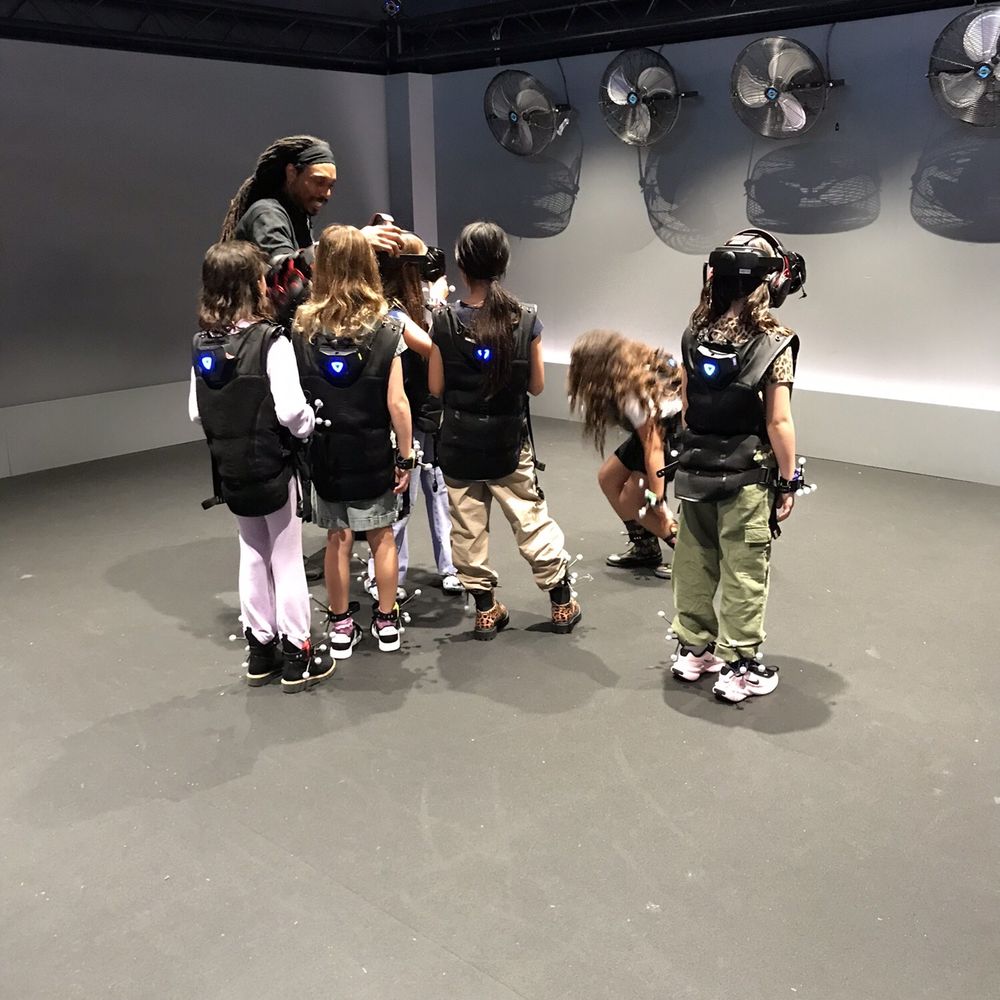 Sandbox VR - The kids gearing up - Virtual Reality Centers Near Me - Los Angeles, California Sandbox VR - The kids gearing up - Virtual Reality Centers Near Me - Los Angeles, California
