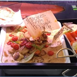 Avec Ceux Ci - Les Savoureuses St Jacques à la Normande et à côté légumes croquants Bio...