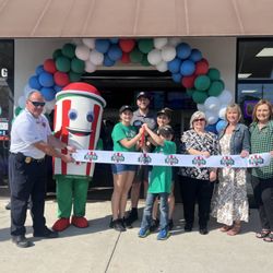 Rita's Italian Ice & Frozen Custard - Grand opening ribbon cutting with our amazing representatives from the City of Easley!