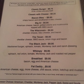 Fat Daddy's Place - Menu - Pizza Near Me - Ligonier, Pennsylvania Fat Daddy's Place - Menu - Pizza Near Me - Ligonier, Pennsylvania