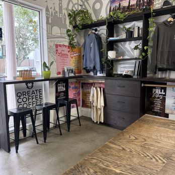 Qreate Coffee + Studio - Sitting Area + Merch - Coffee & Tea Near Me - Orlando, Florida Qreate Coffee + Studio - Sitting Area + Merch - Coffee & Tea Near Me - Orlando, Florida