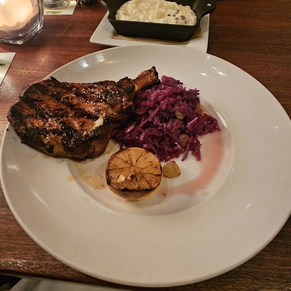 Seasons 52 - Wood-grilled-dry-rubbed-porkchop - New American Near Me - Schaumburg, Illinois Seasons 52 - Wood-grilled-dry-rubbed-porkchop - New American Near Me - Schaumburg, Illinois