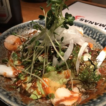Imanas Tei - Seafood salad with limu - Sushi Bars Near Me - Honolulu, Hawaii