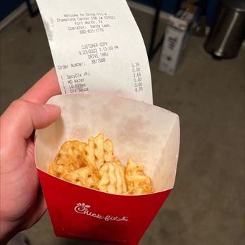 Chick-fil-A - Large fry? - Fast Food Near Me - Fort Worth, Texas