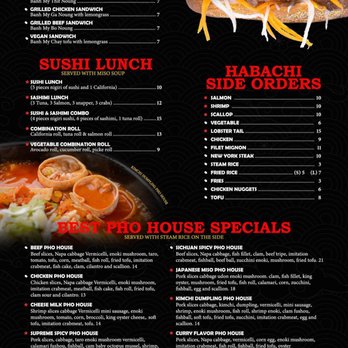 Best Pho House - Menu - Sushi Bars Near Me - Clarksville, Tennessee Best Pho House - Menu - Sushi Bars Near Me - Clarksville, Tennessee