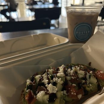Foster Coffee Company - Mediterranean avocado toast - Coffee & Tea Near Me - East Lansing, Michigan