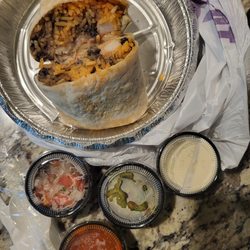 Mexico En La Piel  Restaurant - Shrimp Burrito