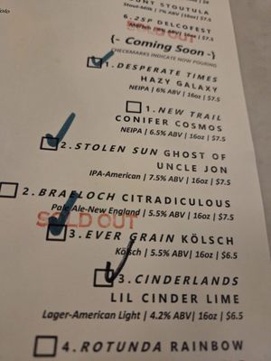 Menu photo 1 Bar 1888 Lancaster, PA