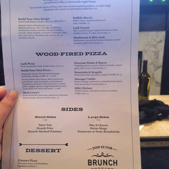 Lark - Menu.. almost no vegan options - Pizza Near Me - Chicago, Illinois Lark - Menu.. almost no vegan options - Pizza Near Me - Chicago, Illinois